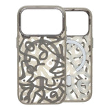 iPhone 17 Pro Cover Graffiti MagSafe Grå