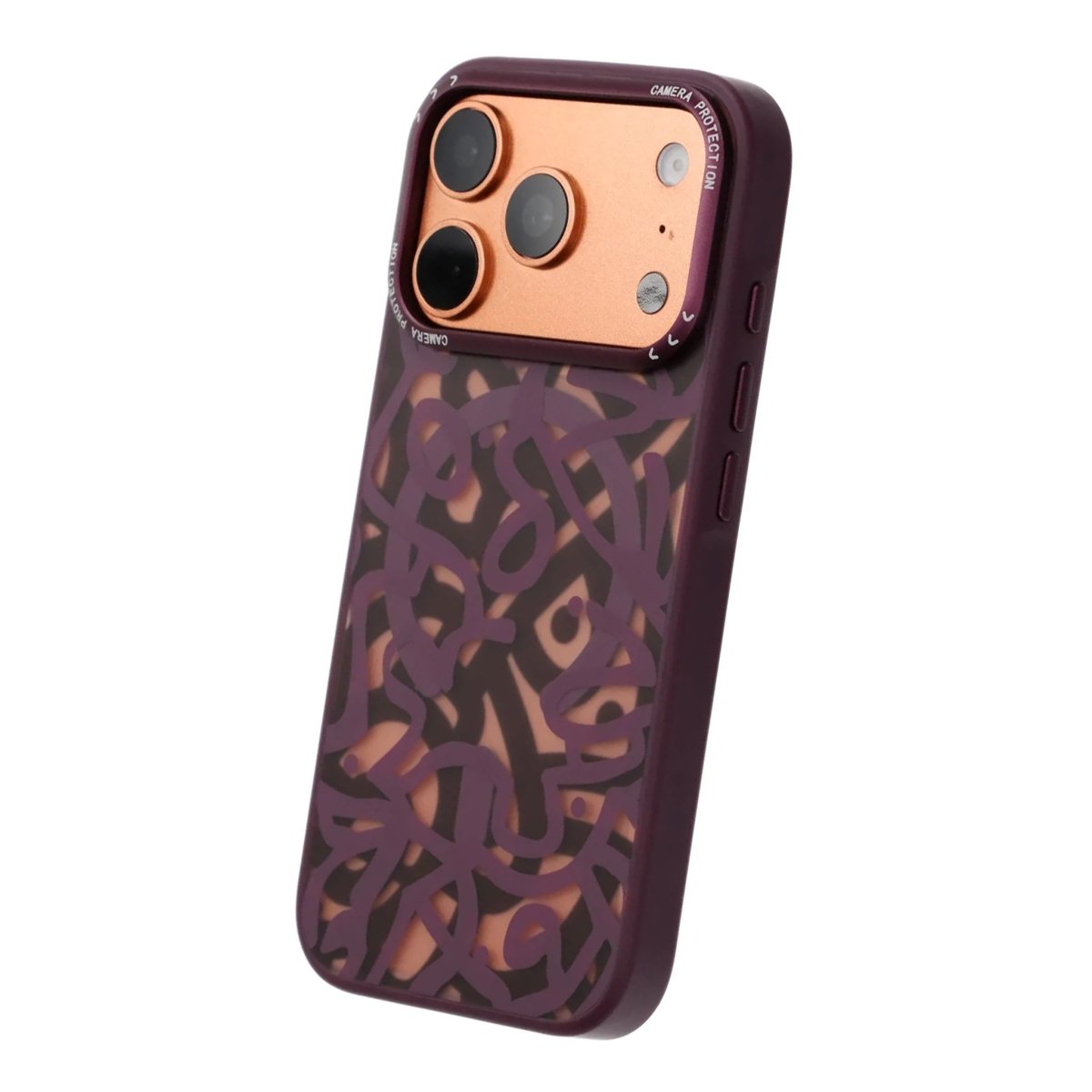 iPhone 17 Pro Cover Graffiti MagSafe Lilla