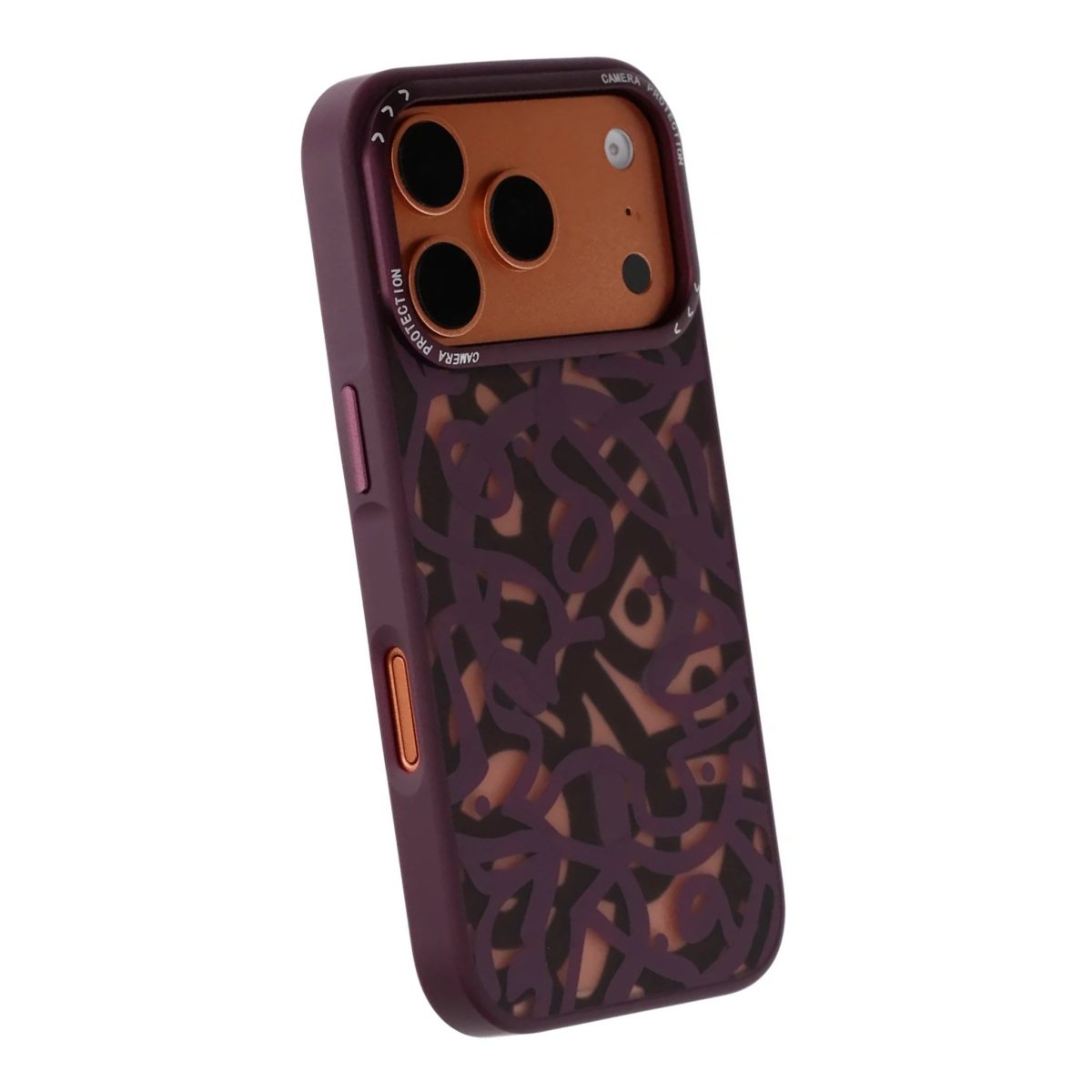 iPhone 17 Pro Cover Graffiti MagSafe Lilla