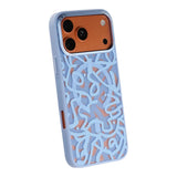 iPhone 17 Pro Cover Graffiti MagSafe Lyseblå