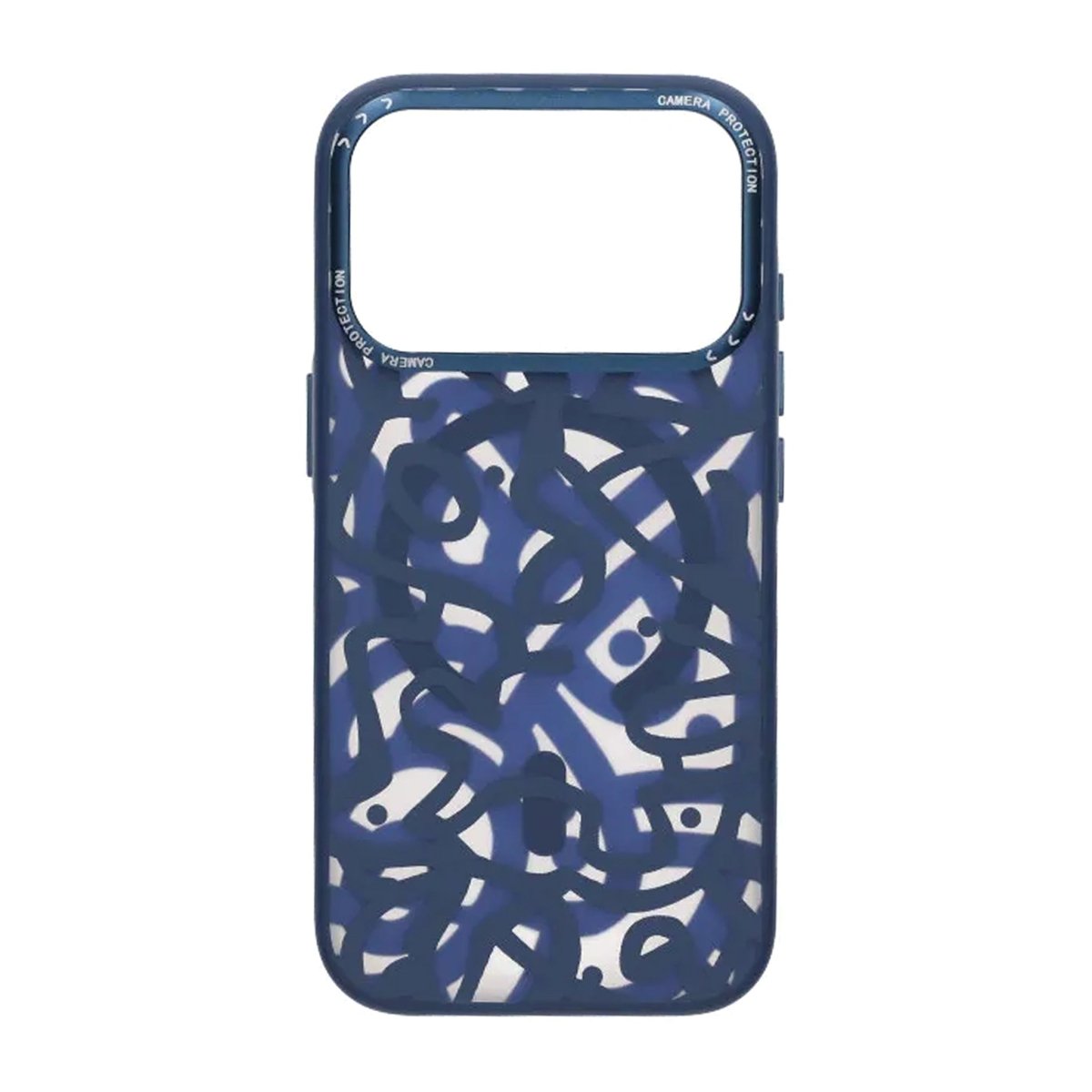 iPhone 17 Pro Max Cover Graffiti MagSafe Blå