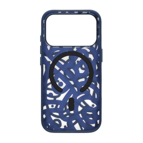 iPhone 17 Pro Max Cover Graffiti MagSafe Blå