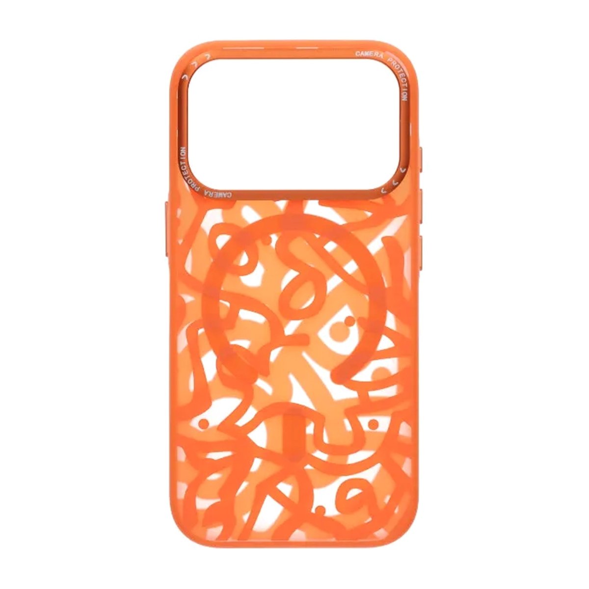 iPhone 17 Pro Max Cover Graffiti MagSafe Orange
