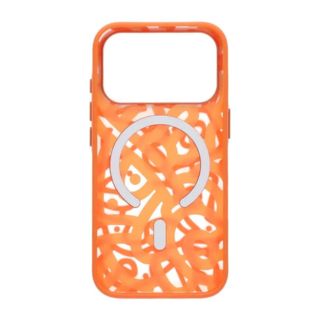 iPhone 17 Pro Cover Graffiti MagSafe Orange