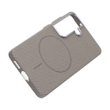 Samsung Galaxy S26 Cover Kulfibermønster MagSafe Grå
