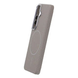 Samsung Galaxy S26 Plus Cover Kulfibermønster MagSafe Grå