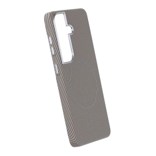 Samsung Galaxy S26 Plus Cover Kulfibermønster MagSafe Grå