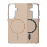 Samsung Galaxy S26 Plus Cover Kulfibermønster MagSafe Guld