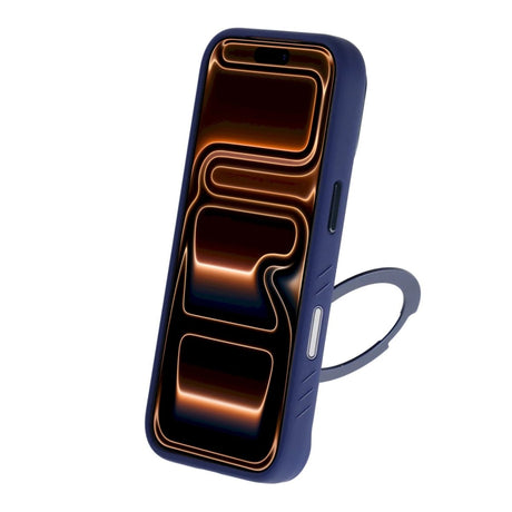 iPhone 17 Pro Max/iPhone 18 Pro Max Cover MagSafe-stativ Strass Blå
