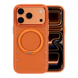 iPhone 17 Pro Max/iPhone 18 Pro Max Cover MagSafe-stativ Strass Orange