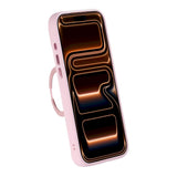 iPhone 17 Pro Max/iPhone 18 Pro Max Cover MagSafe-stativ Strass Lyserød
