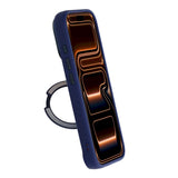 iPhone 17 Pro/iPhone 18 Pro Cover MagSafe-stativ Strass Blå