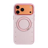 iPhone 17 Pro/iPhone 18 Pro Cover MagSafe-stativ Strass Lyserød