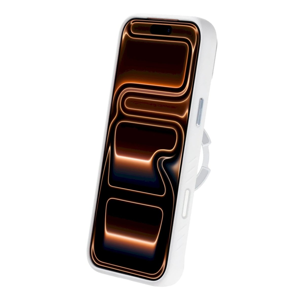 iPhone 17 Pro/iPhone 18 Pro Cover MagSafe-stativ Strass Hvid
