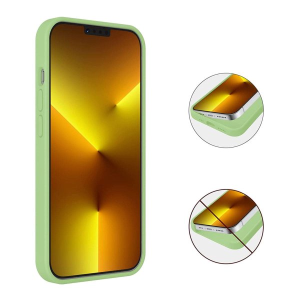 iPhone 13 Pro Max Cover Silikone Grøn
