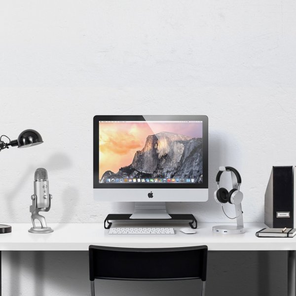 Satechi Aluminium Slim Monitor Stand Grå