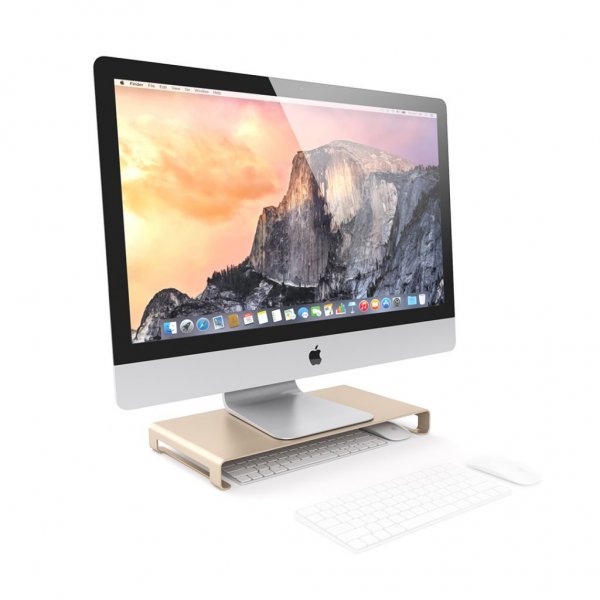 Satechi Aluminium Slim Monitor Stand Grå