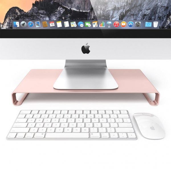 Satechi Aluminium Slim Monitor Stand Grå