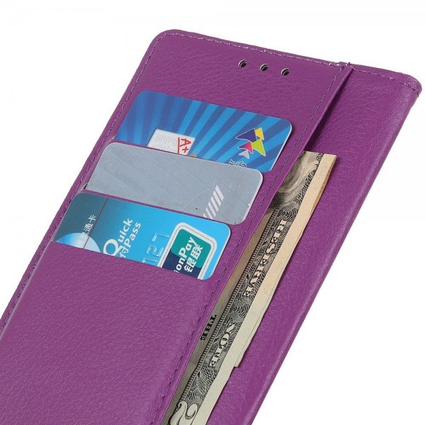 Motorola Edge 30 Neo Cover Litchi Lilla