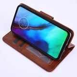 Motorola Edge 30 Pro Etui med Kortlomme Brun