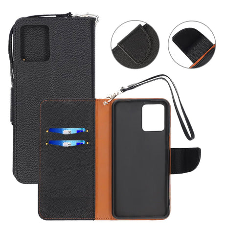 Motorola Moto G14 Etui med Kortholder Sort