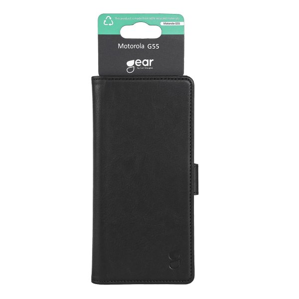 Gear Motorola Moto G35 Etui 3 Kortpladser Sort