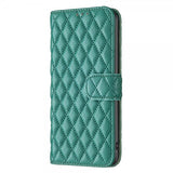 Motorola Moto G62 5G Cover Rhombusmønster Grøn