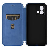 Motorola Moto G84 Cover Kulfibertekstur Blå