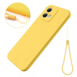 Motorola Moto G84 Cover med Rem Silikone Gul