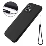 Motorola Moto G84 Cover med rem Silikone Sort