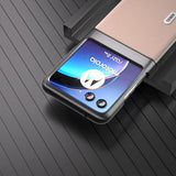 ABEEL Motorola Razr 40 Ultra Cover Ægte Læder Lyserød