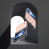 ABEEL Motorola Razr 40 Ultra Cover Ægte Læder Lyserød