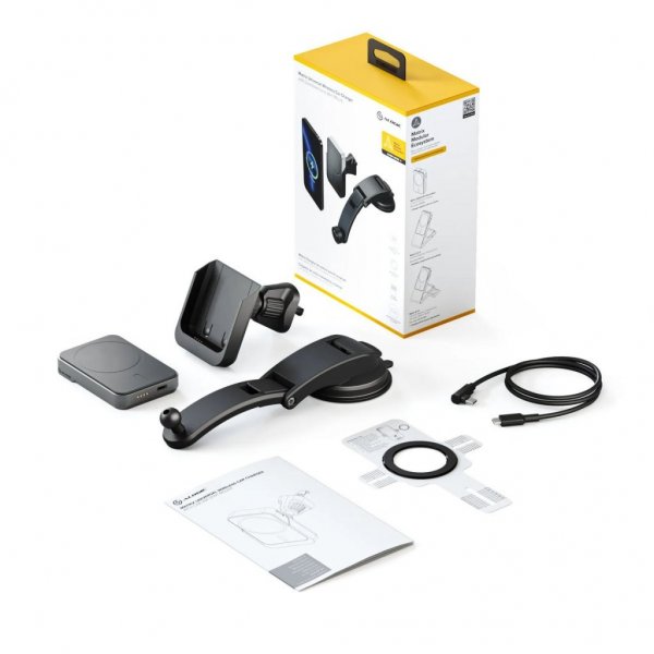 ALOGIC Matrix Magnetisk Biloplader med Luftventil & Dash Mount MagSafe