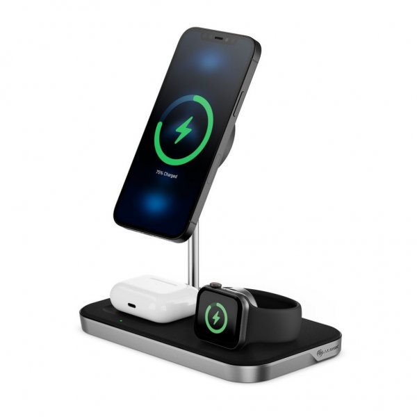 ALOGIC MagSpeed 3-i-1 trådløs opladningsstation