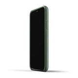 Mujjo iPhone 11 Pro Cover i fuldnarvet læder Slate Green