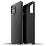 Mujjo iPhone 12 Pro Max Cover Full Leather Case Sort
