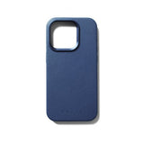 Mujjo iPhone 15 Pro Cover Full Leather Case MagSafe Monaco Blue