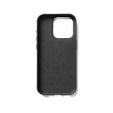 Mujjo iPhone 15 Pro Cover Full Leather Wallet Case MagSafe Sort