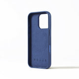 Mujjo iPhone 16 Pro Cover i Fuld Læder Monaco Blue