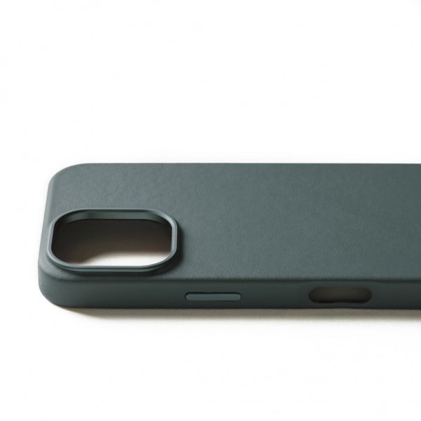 Mujjo iPhone 16 Pro Cover Full Læder Livid Green