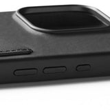 Mujjo iPhone 16 Pro Cover Full Leather Wallet Case Sort