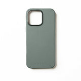 Mujjo iPhone 16 Pro Max Cover Full Leather Case Green Smoke