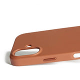 Mujjo iPhone 17 Cover Full Leather Case MagSafe Tan