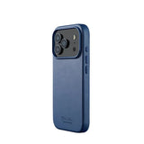 Mujjo iPhone 17 Pro Cover Full Lædercover MagSafe Monaco Blue