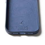 Mujjo iPhone 17 Pro Cover Full Lædercover MagSafe Monaco Blue