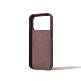 Mujjo iPhone 17 Pro Cover Fuld Læder MagSafe Bronze Red
