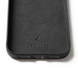 Mujjo iPhone 17 Pro Max Cover Full Leather Case MagSafe Sort
