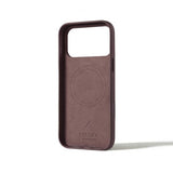 Mujjo iPhone 17 Pro Max Cover Full Leather Case MagSafe Bronze Red