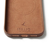 Mujjo iPhone 17 Pro Max Cover Fuld Lædercover MagSafe Tan