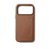 Mujjo iPhone 17 Pro Max Cover Full Leather Wallet Case MagSafe Tan